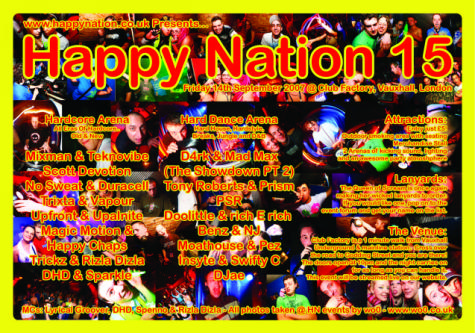 Happy Nation 15  Factory, Vauxhall, London
